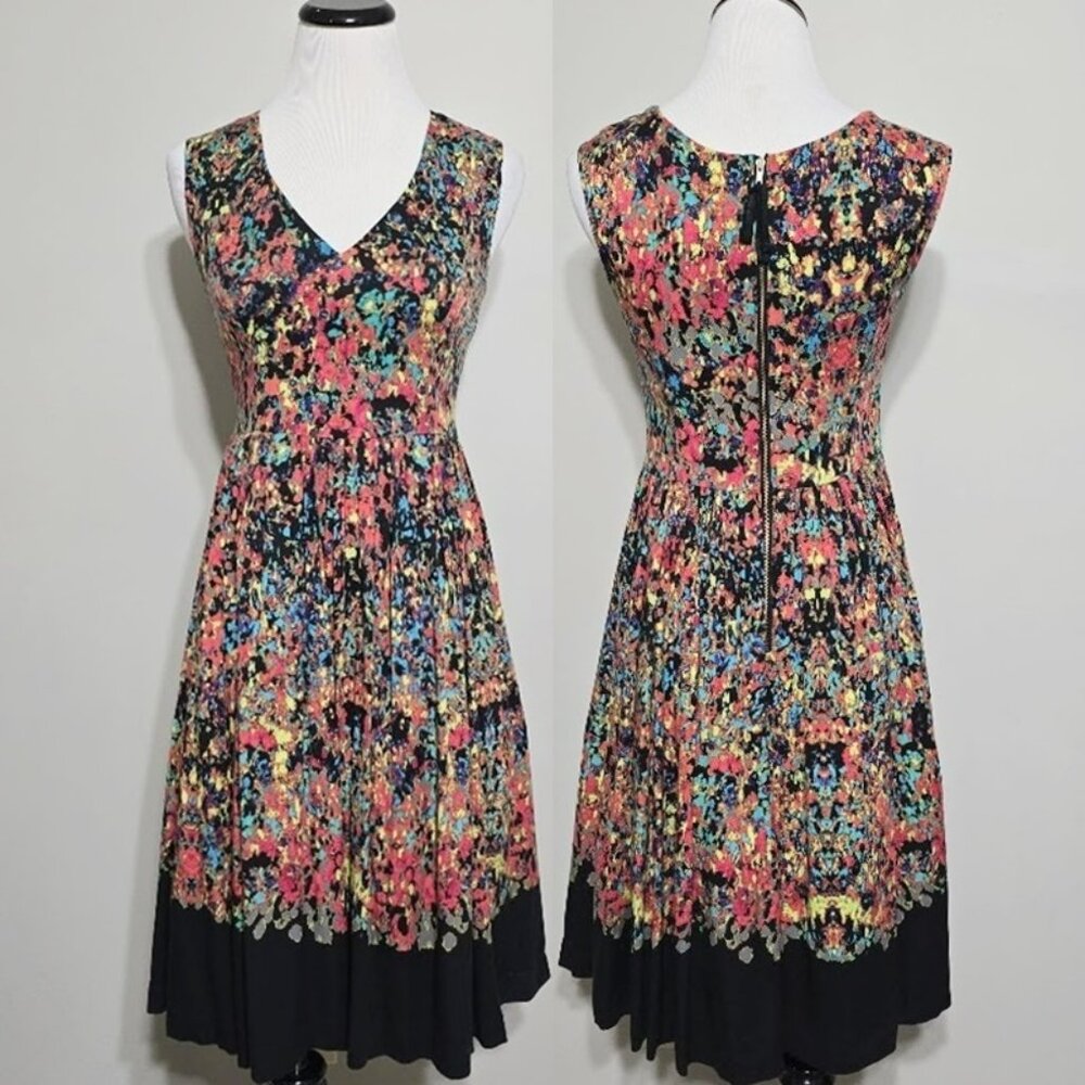 Plenty By Tracy Reese Dolce Vita Confetti Floral Dress 4 Womens Party Brunch